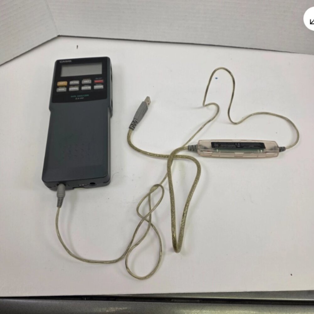Casio EA-100 Data Analyzer Analysis System & USB Adapter cable Tested